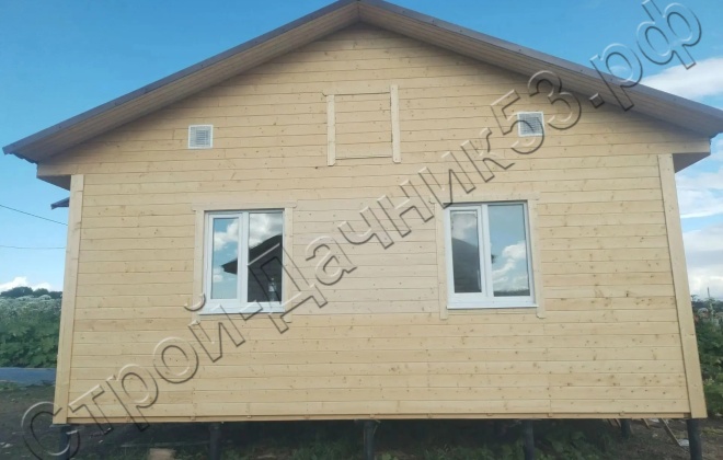 4 Каркасный дом Д-3, 10x8 9x8.5 м, 67.5 М², Тверская область, Калининский район, деревня Митяево (2)